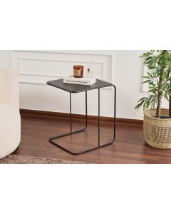 HANAH HOME Metalni pomoćni stočić Shb-011, crna