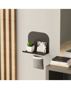 HANAH HOME Zidna polica Short Pouch, crna - 491CRT1307