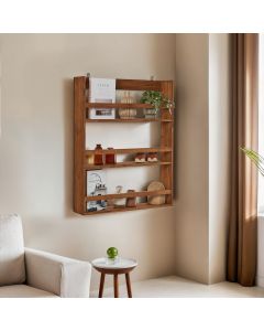 HANAH HOME Zidna polica Cm-067, braon