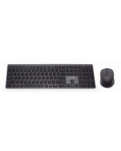 GEMBIRD KBS-ECLIPSE-M500 Backlight Pro Business Slim wireless desktop set, US layout, black - 43013
