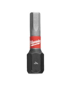 MILWAUKEE Udarni bitsevi HEX SHOCKWAVE ojačani 1/4″ 4 x 25 mm - 4932430895