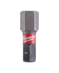 MILWAUKEE Udarni bitsevi HEX SHOCKWAVE ojačani 1/4″ 8 x 25mm - 4932430898