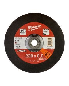 MILWAUKEE Brusna ploča za metal PRO+ 230 x 6 x 22.2 mm - 4932451504