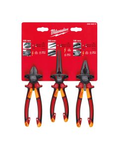 MILWAUKEE Izolovana klešta VDE set 3/1 180 mm - 4932464575