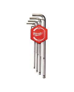 MILWAUKEE Dugi inbus ključevi sa loptastom glavom 1.5-10mm set 9/1 - 4932478621