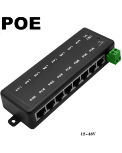 GEMBIRD POE-INJ-8xRJ45 8CH Pasivni prolazni POE injector - 43116