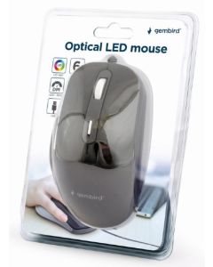 GEMBIRD MUS-6B-02 RGB Opticki mis 1200-3600Dpi - 43017
