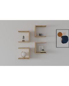 HANAH HOME Zidna polica Base, krem - 495SSE1105