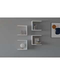 HANAH HOME Zidna polica Base, bela - 495SSE1106