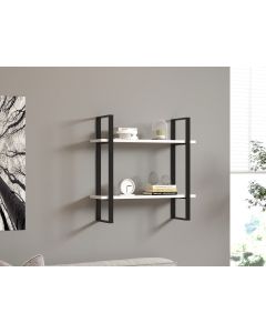 HANAH HOME Zidna polica Buba, bela/crna - 495SSE1166