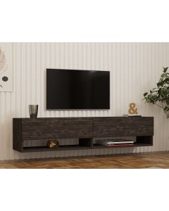 HANAH HOME TV komoda Arges, antracit - 495SSE1606