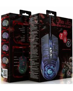 GEMBIRD MUSG-RGB-01 USB LED gaming mis, 1200-3600DPI - 43020