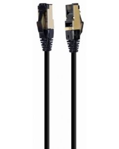 GEMBIRD PP8-LSZHCU-BK-0.5M Mrezni kabl S/FTP Cat.8 LSZH patch cord, black 0.5m - 43155