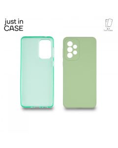 JUST IN CASE Maska 2u1 Extra case MIX za Samsung A33 5G, zelena - MIX209GN