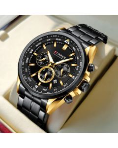 Muški ručni sat Curren 8399 black gold - MOMENT1921