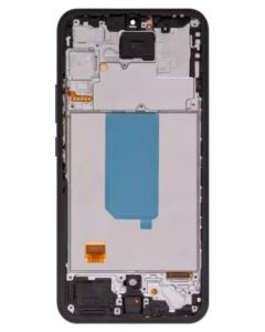 LCD za Samsung A346/Galaxy A34 + touch screen + frame Black HQ OLED (Smaller Display Size)