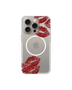 Maska za iPhone 15 Pro 6.1 Kisses Print Magsafe