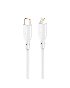 Data kabl KONFULON DC66, 27W, Type C na Lightning beli 1m