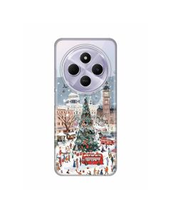 Maska za Xiaomi Redmi 14C/Redmi A4 Christmas Town Silikonska Print Skin