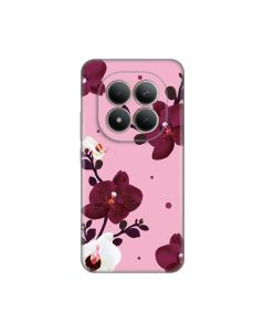 Maska za Xiaomi Redmi Note 15 Pro Plus 5G Pink Orchid Silikonska Print Skin