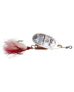 DAM VARALICA EFFZETT TANDEM DRESSED SPINNER SILVER Red 14g - 4DEL 5115014