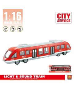 WENYI Metro sa zvukom i svetlom WY920A, crvena