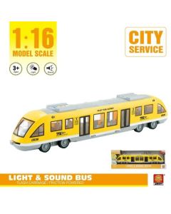 WENYI Metro sa zvukom i svetlom WY920B, žuta - 50-70421