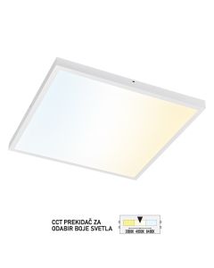 FORMA LED panel nadgradni 600x600 LPA-08-50S CCT