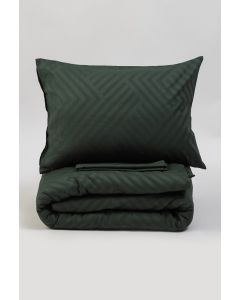 STEFAN Set posteljina 200x200cm Damast, tula zelena - 5004-tula.zelena