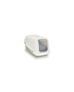 PETMAX Toalet za mačke Ella 57x39x38cm zeleni - 50082