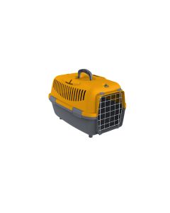 PETMAX Transporter metalna vrata Lux 1 orange 48x32x32 cm - 50108