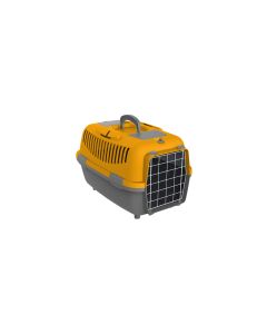 PETMAX Transporter metalna vrata Lux 2 orange 55x36x35 cm - 50116