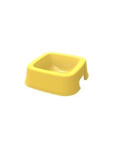 PETMAX Činija Doggo 0,5l žuta 19x19x6 cm - 50209