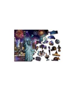 WOODEN CITY Drvene puzzle - Njujork noću M - 502246