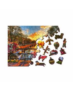 WOODEN CITY Drvene puzzle - Amsterdam M - 502248