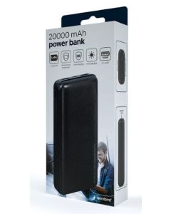 GEMBIRD Power bank, PB20-20, 20000mAh - 43453