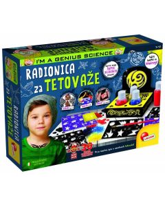 LISCIANI Kreativni set Mali genije SR Radionica za tetovaže - 50658