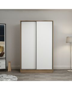 HANAH HOME Klizni ormar Kale 2314, braon/bela - 506MNR2314