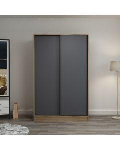 HANAH HOME Klizni ormar Kale 2317, antracit/braon