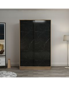 HANAH HOME Klizni ormar Kale 2320, crna/braon