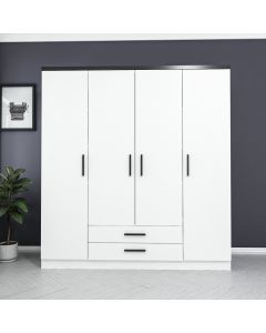 HANAH HOME Ormar Kale Plus 3908, bela