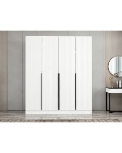 HANAH HOME Ormar Kale Plus 7784, bela