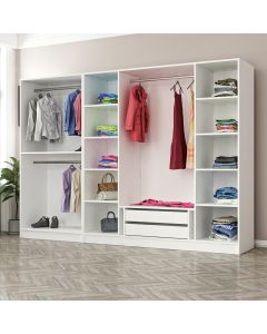 HANAH HOME Ormar Kale 5033, bela