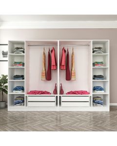 HANAH HOME Ormar Kale 5034, bela