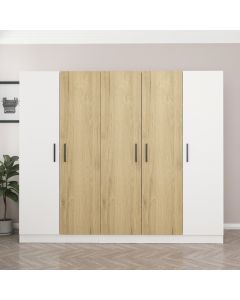 HANAH HOME Ormar Kale 3110, bela/krem