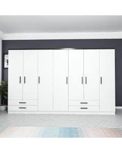 HANAH HOME Ormar Kale Plus 3046, bela