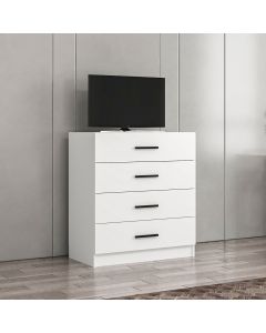 HANAH HOME Komoda za dnevnu sobu Kale TV, bela