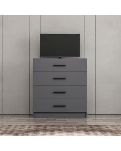 HANAH HOME Komoda za dnevnu sobu Kale TV, antracit