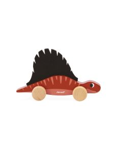 JANOD Drvena igračka Dino, crvena/crna - J05829-3