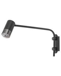 Rabalux Zidna lampa Zircon GU10 1X MAX 5W mat crno (5072) - 5072